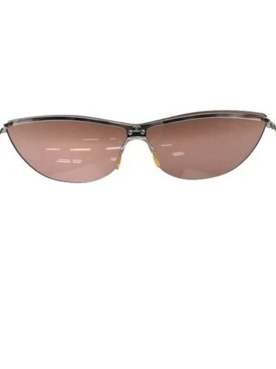 CHANEL CC Logo Sunglasses Eye Wear Plastic Metal Brown Silver 4041 33RP141 main image 8